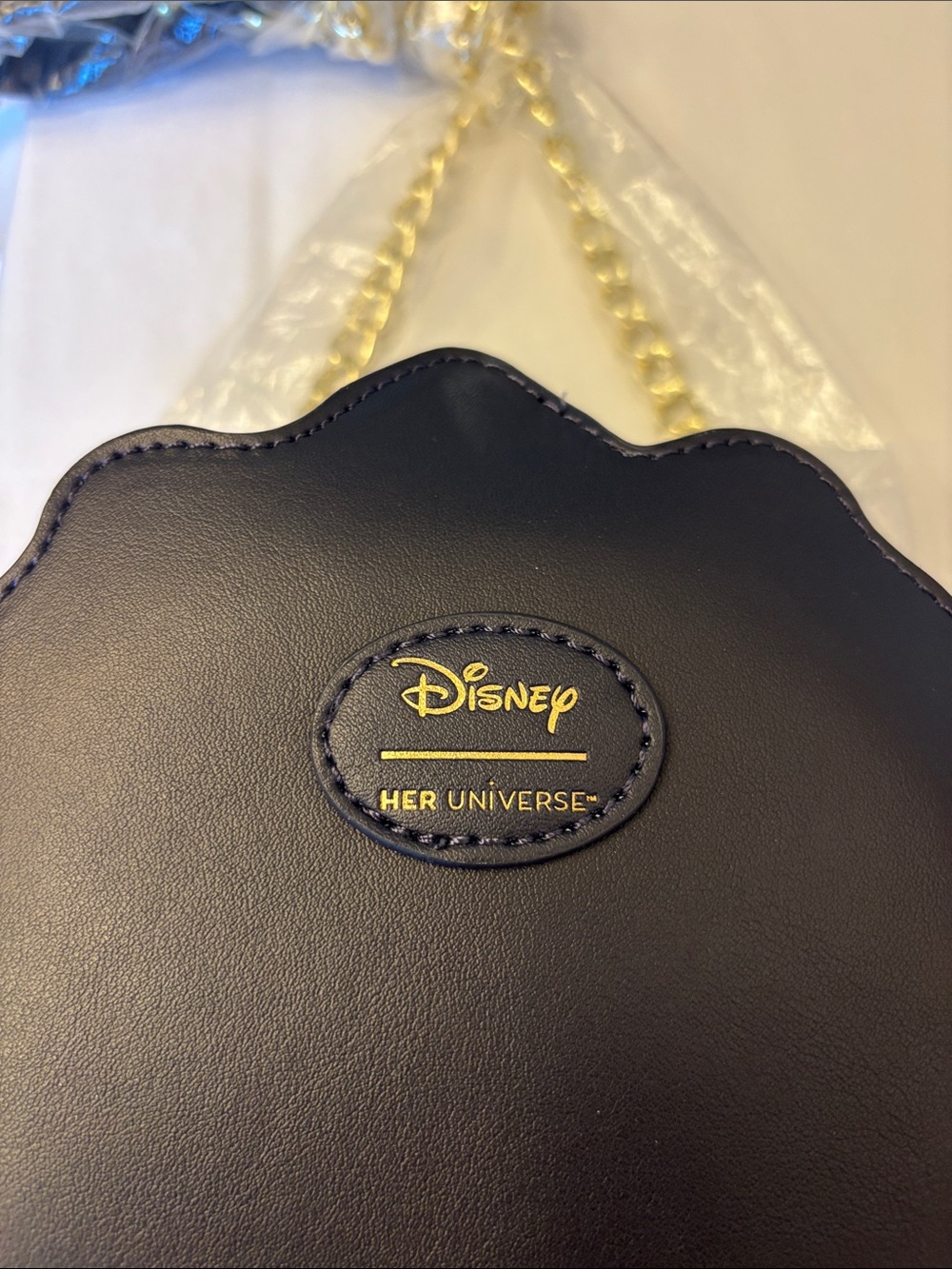 Disney Evil Queen Navy, Black and Gold Decorative Crossbody - Picture 13 of 16